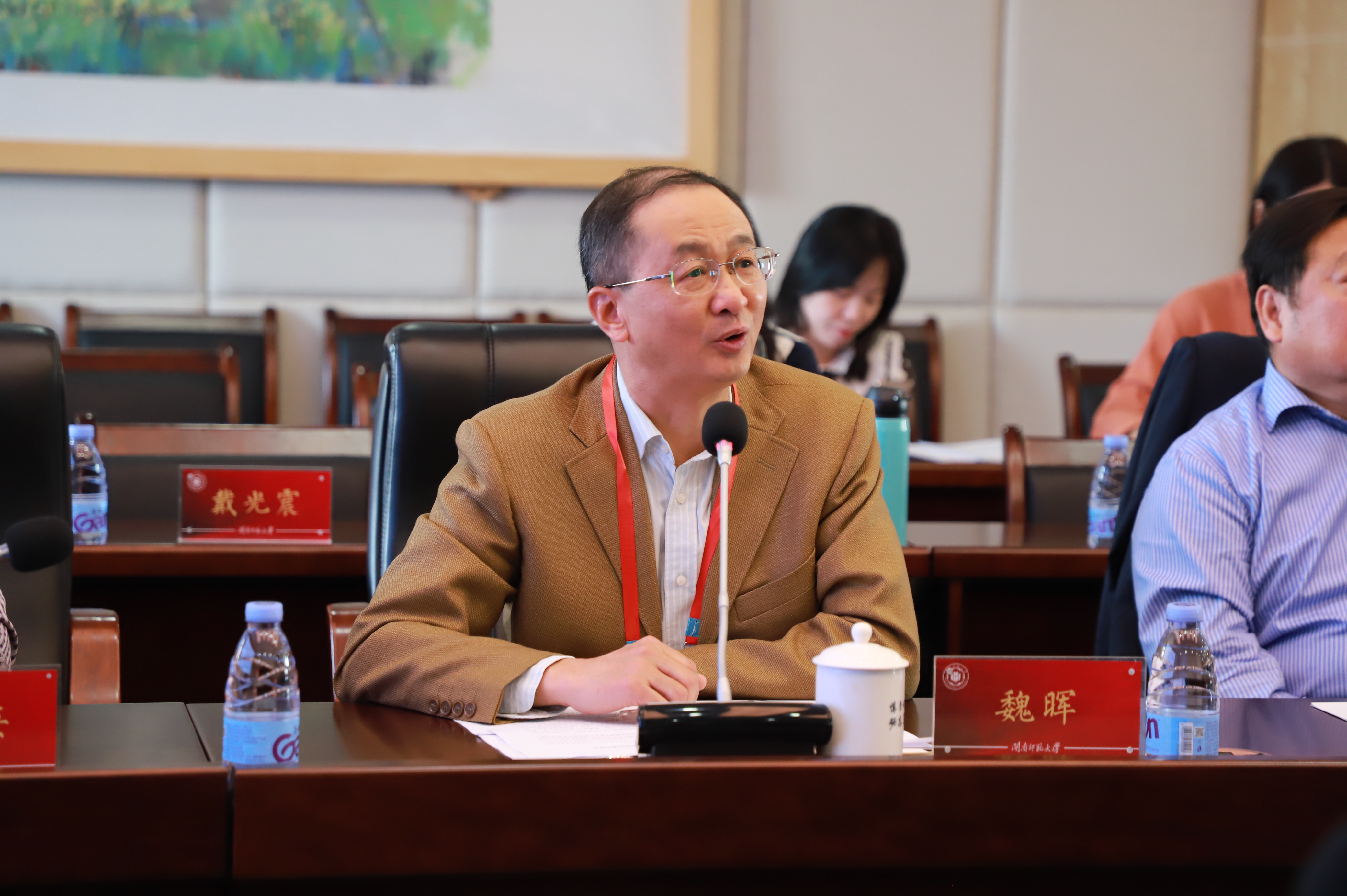 教育部语言文字应用研究所副所长魏晖致辞